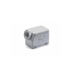 Capot 32A, Aluminium moulé sous pression, Alliage de zinc moulé, IP65, Sortie horizontale, M25